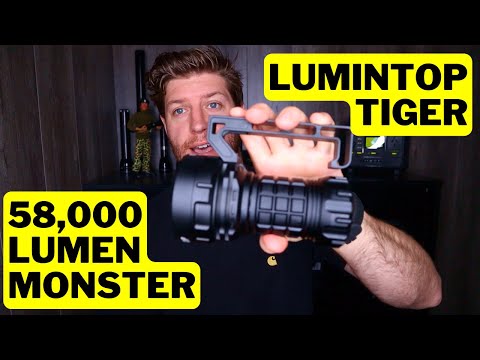 1300m Throw | Lumintop Tiger 58,000 lumens