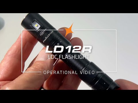 Fenix LD12R Rechargeable EDC Flashlight Operational Demonstration