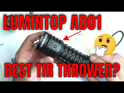 Lumintop AD01 Flashlight Kit Review (2023): The Ultimate Long-distance TIR Thrower - AA, D and 18650