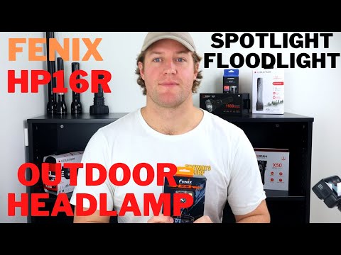 All NEW Outdoor 1250 Lumen SPOT-FLOOD Headlamp | Fenix HP16R