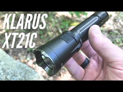Klarus XT21C Flashlight Review: Tactical &amp; Outdoors Settings + Over 3,000 Lumens