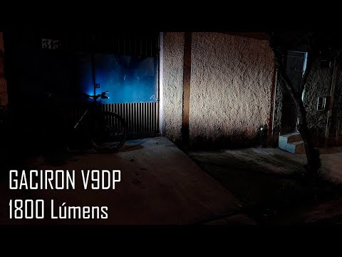 Review Farol Gaciron V9DP com 1800 Lúmens, o mais potente da categoria!