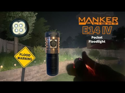 Manker E14 IV - Pocket Floodlight with a trick up its sleeve…