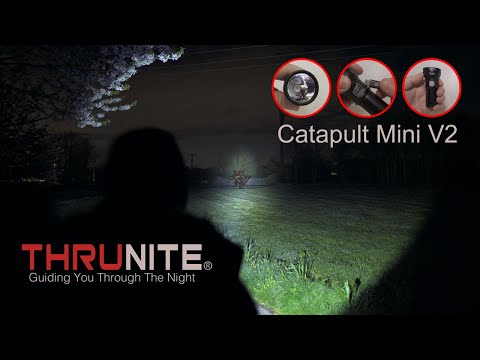 THRUNITE Catapult Mini V2 - compact EDC thrower flashlight with Type-C charging - 1108 lumens - 515m