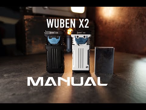 WUBEN X2 - operating manual explained! [HOW TO]