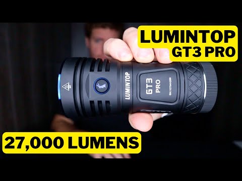 Lumintop GT3 Pro 27,000 Lumens Flashlight Review