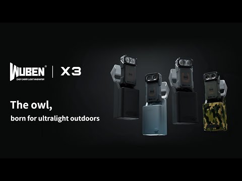 The Best EDC Flashlight Wuben X3: Multiple Lighting Modes, 670nm Red Light, 1200 Lumens