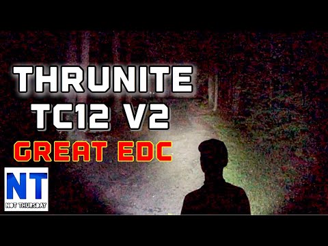 Top 5 flashlight ! Thrunite TC12 V2 flashlight review with promo code 2020