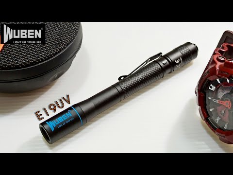 WUBEN E19UV - 365 nm ( 850mW UV Output) Penlight/UV light