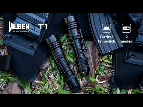 Wuben T1 Tactical Flashlight - 2000 Lumens