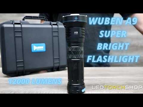 WUBEN A9 SUPER BRIGHT Flashlight | 12000 Lumens