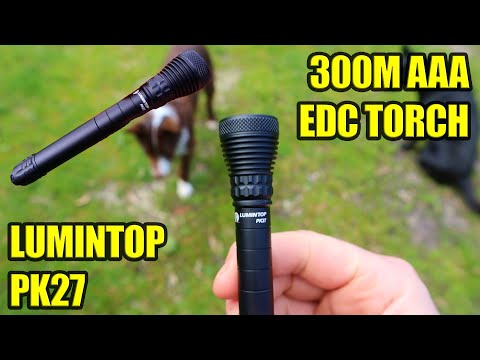 Your Pocket needs this AAA Torch Can THROW 300M!!! | Lumintop PK27