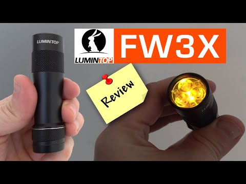 LUMINTOP FW3X - 2800 Lumens EDC Flashlight With Lume1 Driver And Aux RGB LED