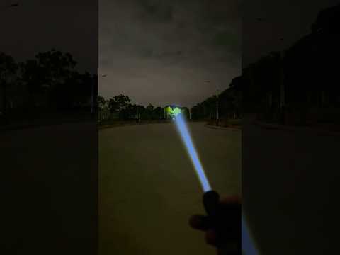 White Laser Beam Flashlight | Lumintop Thor Mini Flashlight #shorts
