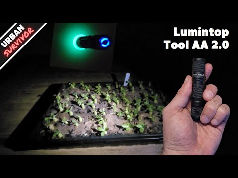 Lumintop Tool AA 2.0 Small Bright EDC Flashlight Review (650 Lumens, AA/14500, Backlit Button)