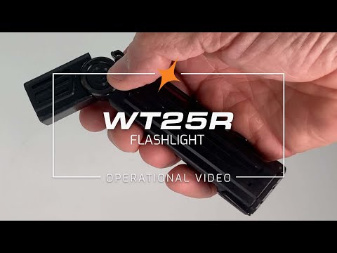 Fenix WT25R Adjustable Head Flashlight Operational Demonstration Video