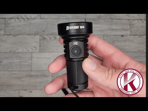 Im Really Impressed By This Super Throwy Flashlight - Speras M4 v2