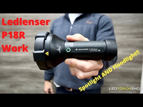 Ledlenser P18R WORK | 4500 LUMENS Spotlight and Floodlight