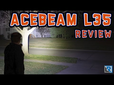 Acebeam L35 Review (5000 Lumens, 480M Throw, 21700, TIR Optic)