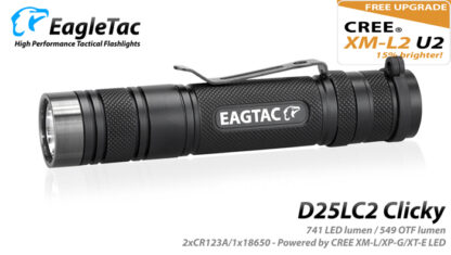 EagleTac D25LC2 Clicky (1480 Lumen) -7256