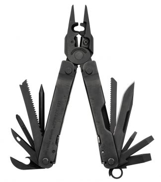 Leatherman 300 Supertool EOD - Black with Molle Pouch-0