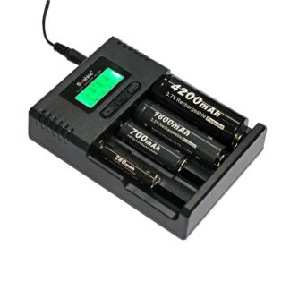 Soshine SC-H4 Li-ion & NiMH LCD Display Battery Charger-0