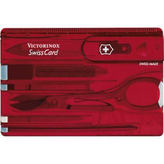 Victorinox Cyber SwissCard Classic Pocket Tool - Red-0
