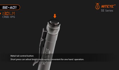 JETBeam SE-A01 EDC Pocket Flashlight - 130 Lumens-9883