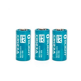 Olight CR123A Lithium Non-Rechargeable Single Battery - 1600mAh -0