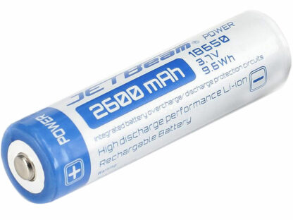 JETBeam 2600mAh 18650 Rechargeable Li-ion Battery-0