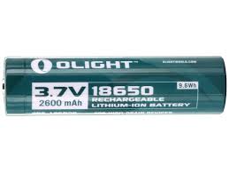 Olight 2600mAh 18650 Rechargeable Battery-Protected-0