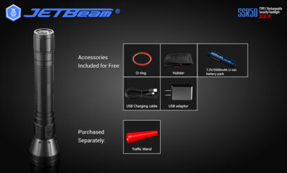 JETBeam New SSR50 Security Torch (3650 Lumens)-13135