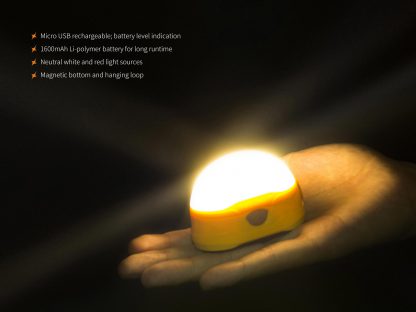 Fenix CL20R Rechargeable Lantern- ORANGE (300 Lumens)-13172