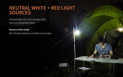 Fenix CL20R Rechargeable Lantern- ORANGE (300 Lumens)-13167
