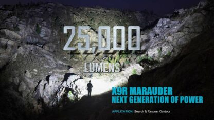 Olight X9R Marauder 25000 lumen rechargeable LED searchlight-13428