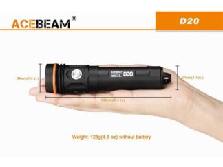 AceBeam D20 Diving Torch 2700 Lumen-13872