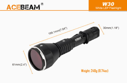AceBeam W30 2.4 KM LEP Search Light-15097
