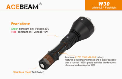AceBeam W30 2.4 KM LEP Search Light-15094