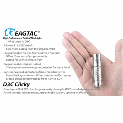 Eagletac D3C Clicky Ti - 800 Lumens-15469