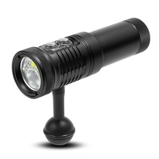 Hi-Max V17 Professional Diving Photo/Video Torch -2200 Lumens (Auto Flash LED and White/Red UV Light)-0
