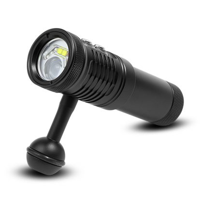 Hi-Max V17 Professional Diving Photo/Video Torch -2200 Lumens (Auto Flash LED and White/Red UV Light)-15773