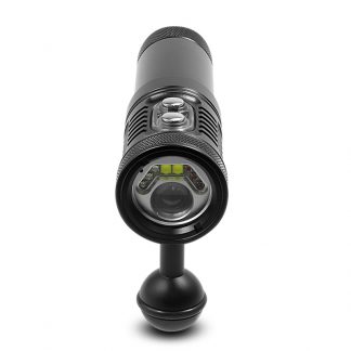 Hi-Max V17 Professional Diving Photo/Video Torch -2200 Lumens (Auto Flash LED and White/Red UV Light)-15768
