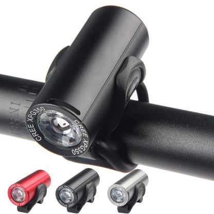 Prolite BF902 USB Rechargeable Waterproof Bike Light - 350 Lumens (Red)-16167