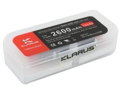 Klarus 2600mAh Rechargeable 18650 Battery-16516