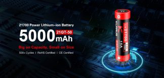 Klarus 21700 Rechargeable 3.6V Li-ion 5000mAh Battery-16495