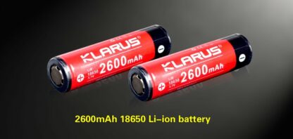 Klarus 2600mAh Rechargeable 18650 Battery-16494
