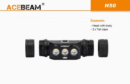 Acebeam H50 Rechargeable Headlamp - 2000 Lumens-16534