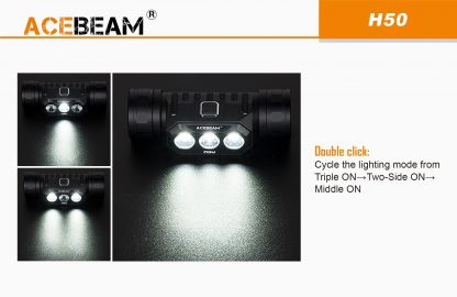 Acebeam H50 Rechargeable Headlamp - 2000 Lumens-16525
