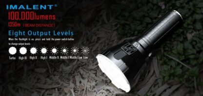 Imalent MS18 'Ambassador of Light' Rechargeable Search Light - 100,000 Lumens-17080
