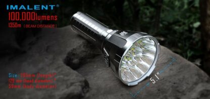 Imalent MS18 Rechargeable Search Light – 100,000 Lumens – AU